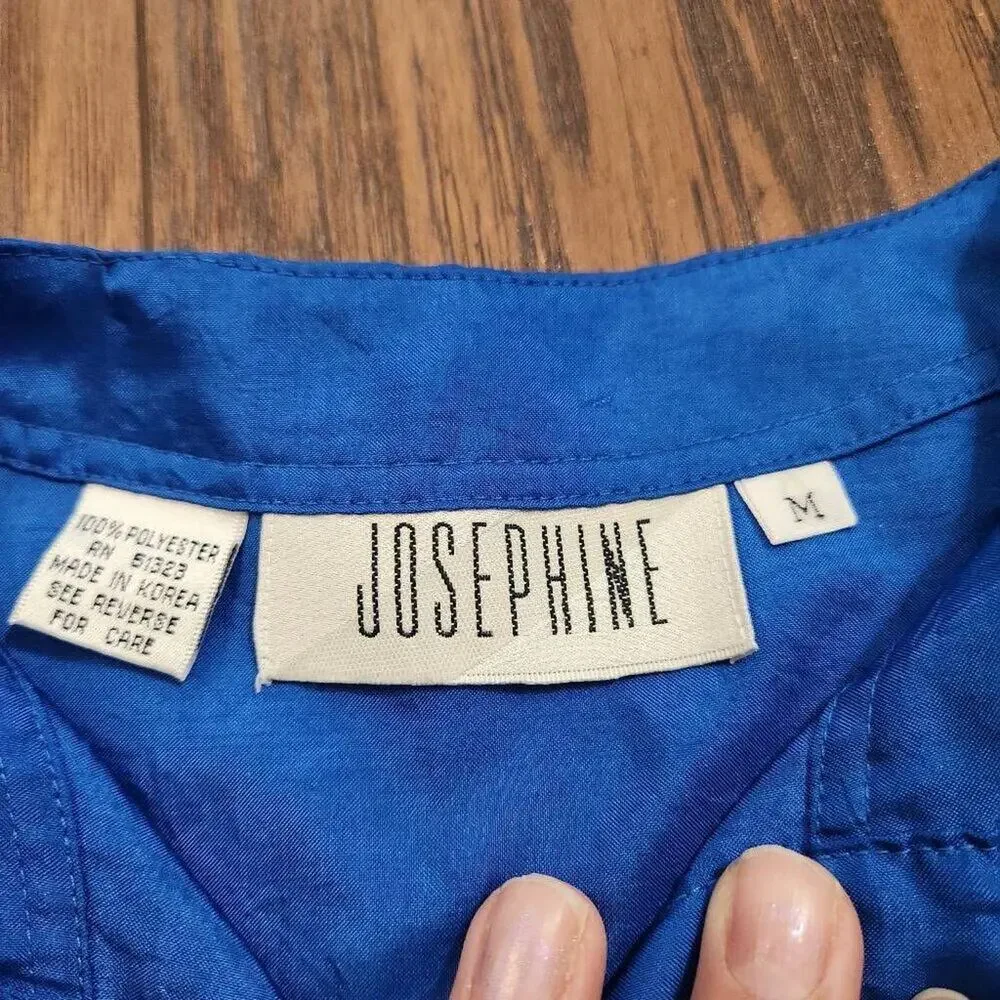 Josephine Silky Retro 80s Top Size Medium